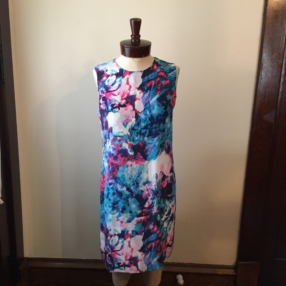 Cynthia Rowley silk print wrap dress sz 4